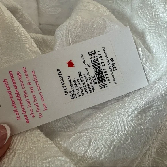 Lilly Pulitzer White Backless Dress